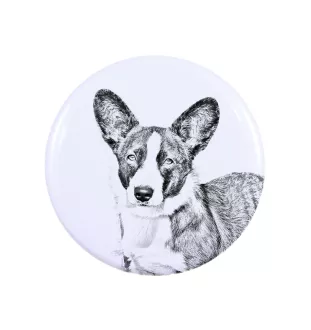 Cardigan Welsh Corgi - magnet with a dog's pupil, exceptionally light, strong magnet, handmade product by the Art-Dog brand