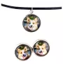 Cardigan Welsh Corgi - boîte à bijoux avec votre photo, ensemble collier et boucles d'oreilles, produits personnalisés de la marque Art-Dog