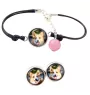 Cardigan Welsh Corgi - ensemble de bijoux avec votre photo, accessoire féminin, article fait main, produit fabriqué à la main avec passion pour la création de la marque Art-Dog