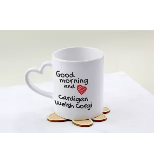 Cardigan Welsh Corgi - Tasse mit Hund, entzückende Tasse mit herzförmigem Henkel, universelles Geschenk der Marke Art-Dog