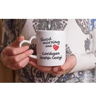 Cardigan Welsh Corgi - Tasse mit Hund, entzückende Tasse mit herzförmigem Henkel, universelles Geschenk der Marke Art-Dog