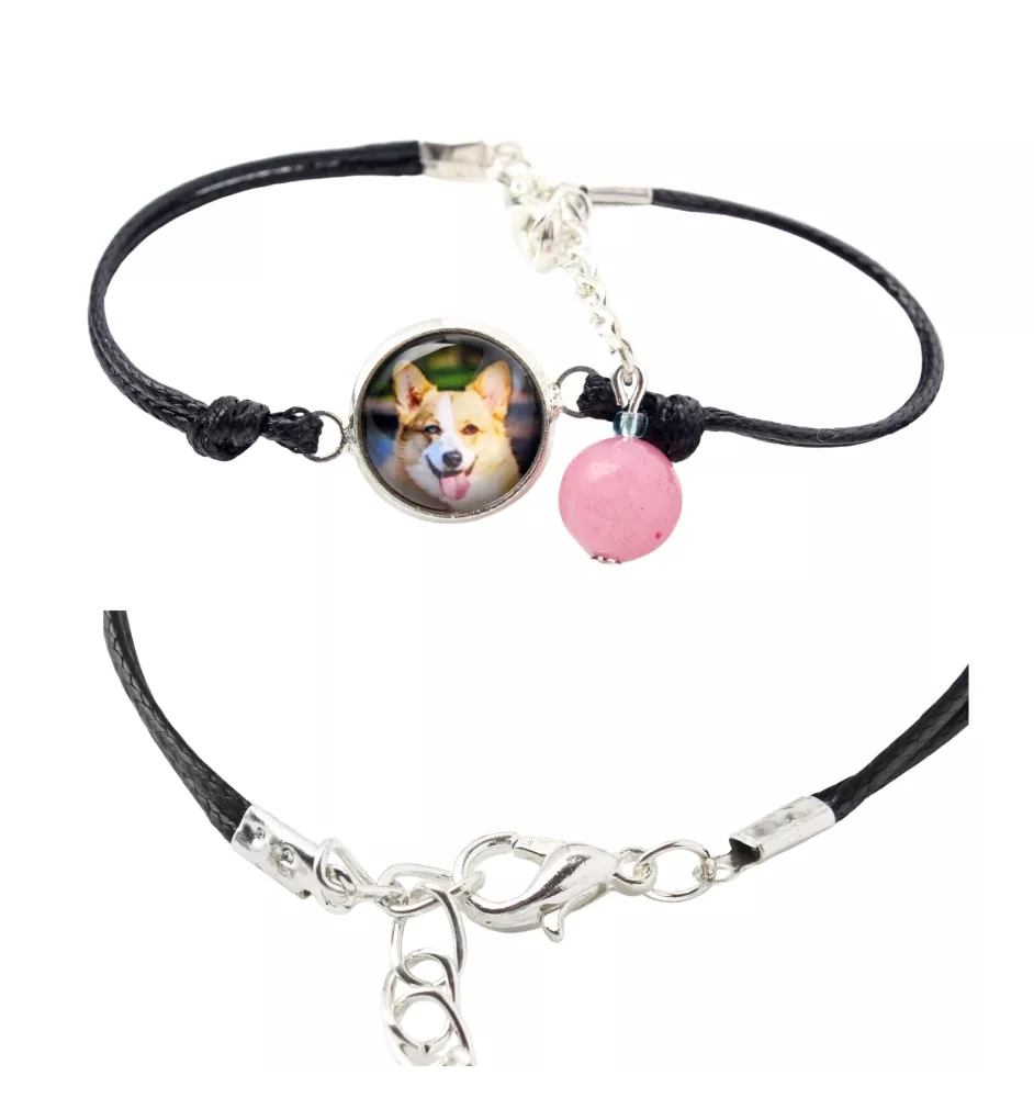 Cardigan Welsh Corgi - Armband in einer Schachtel mit Ihrem Foto, femininer Schmuck, ein ausgezeichnetes Geschenk der Marke Art-Dog.
