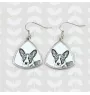 Cardigan Welsh Corgi - Hund Ohrringe, hängende Ohrringe mit Bild, personalisierter Schmuck mit dem Aufdruck der Marke Art-Dog