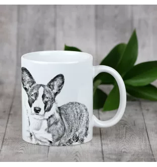 Cardigan Welsh Corgi - cup with a dog, cup with a photo, personalized gift from the Art-Dog brand