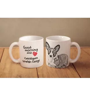 Cardigan Welsh Corgi - cup with a dog, cup with a photo, personalized gift from the Art-Dog brand