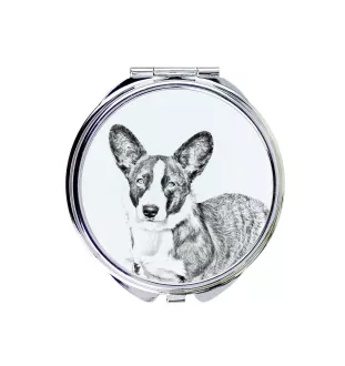 Cardigan Welsh Corgi lusterko ze zdjęciem psa Art-Dog