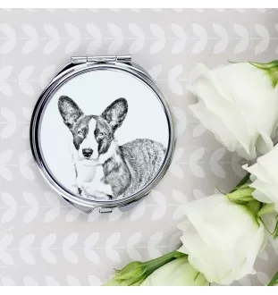 Cardigan Welsh Corgi lusterko ze zdjęciem psa Art-Dog