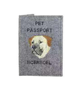 Boerboel - Porte passeport pour chien, porte document, cadeau pour le voyageur de la marque Art-Dog