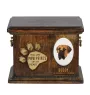 Boerboel drewnianai urna z psem Art-Dog