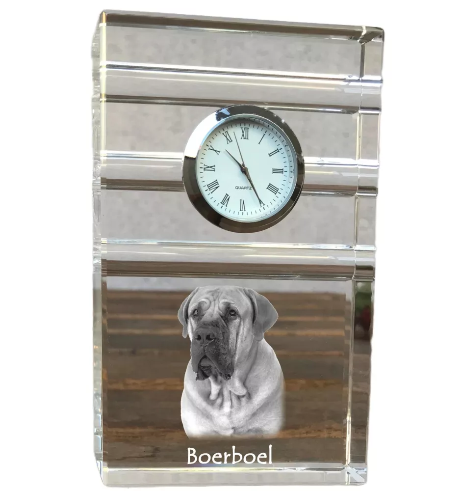 Boerboel zegar trój-paskowy z psem Art-Dog