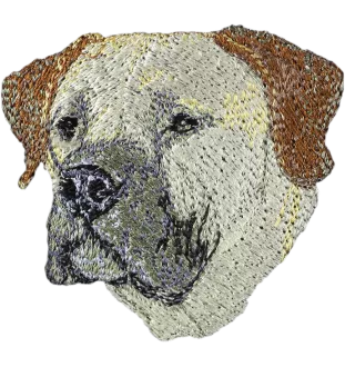 Boerboel - écusson en forme de chien, patch brodé, décoration unique pour sac à dos de la marque Art-Dog