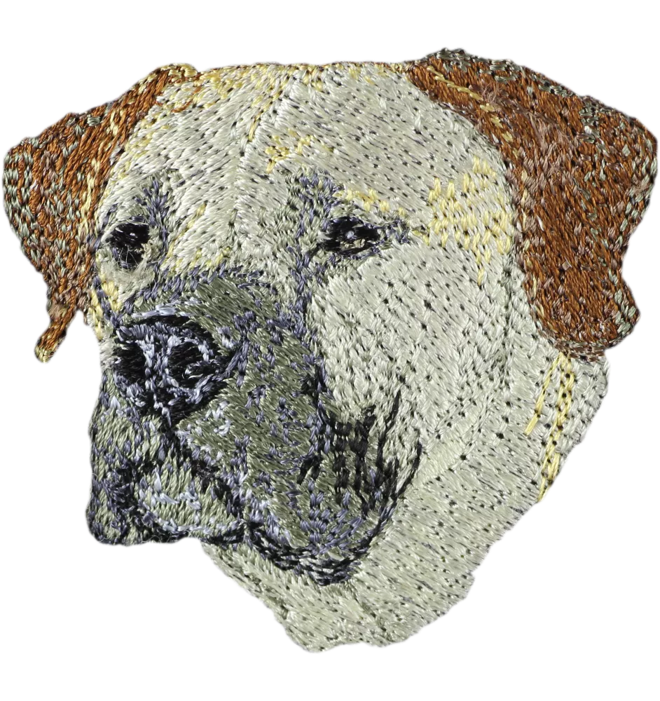 Boerboel, South African Mastiff - dog-shaped patch, embroidered patch, unique decoration for Art-Dog backpack