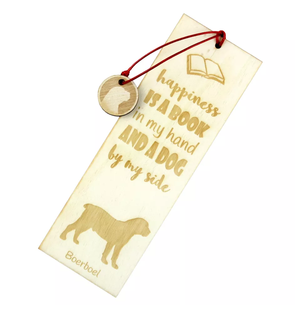 Boerboel, South African Mastiff - dog bookmark, personalized bookmark, dog gadget for Art-Dog brand readers