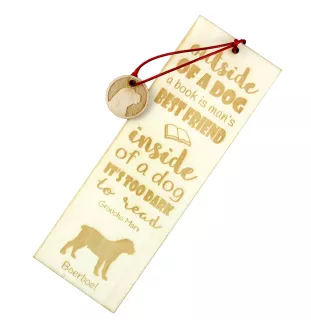 Boerboel - marque-page pour livre avec chien, marque-page personnalisé, cadeau pour les amateurs de livres de la marque Art-Dog
