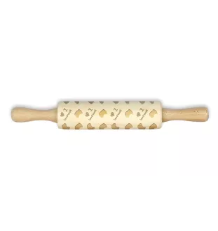 Boerboel - kleiner Nudelholz mit Hundemuster, Nudelholz für Kinder, Verzierung von Keramikton von Art-Dog.