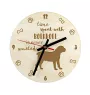Boerboel - Hundeuhr, Holzuhr, Wanduhr für Hundefreunde, Tisch- und Regaluhr, Art-Dog