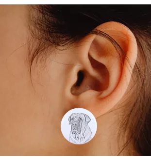 Boerboel, South African Mastiff - unique dog earrings, your pet on a keychain, Art-Dog's own brand