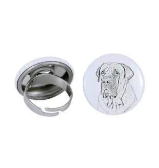 Boerboel - Damen Schmuck mit dem Bild eines Hundes, handgefertigtes Produkt, Möglichkeit, Ihr eigenes Foto hinzuzufügen, Marke Art-Dog