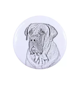 Boerboel - Anstecknadel mit Ihrem Hund, fügen Sie Ihr eigenes Foto hinzu, Marke Art-Dog