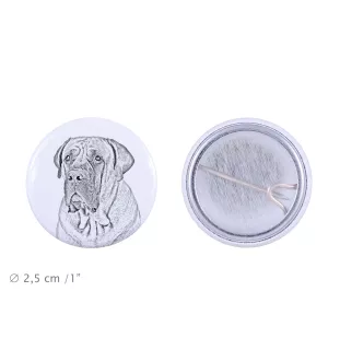 Boerboel - Anstecknadel mit Ihrem Hund, fügen Sie Ihr eigenes Foto hinzu, Marke Art-Dog