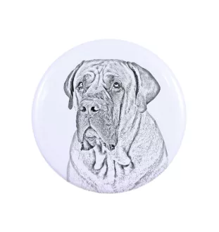 Boerboel przypinka z psem duża Art-Dog