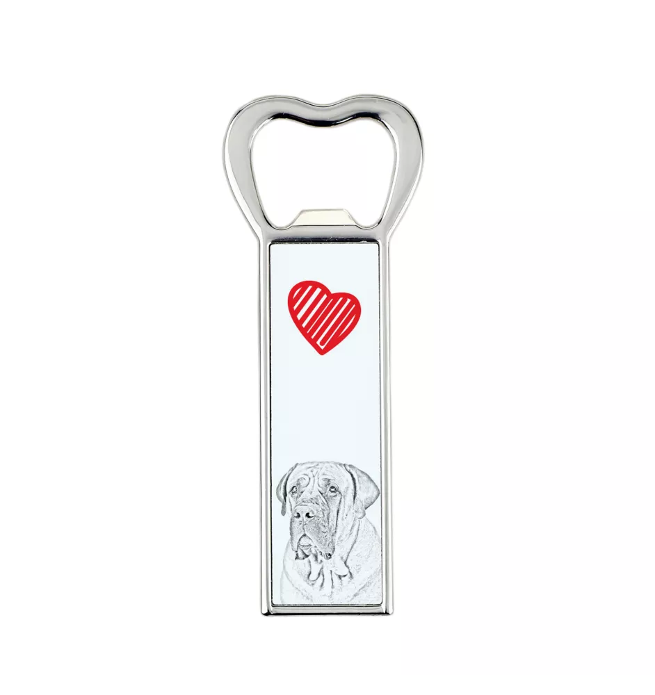Boerboel - Flaschenöffner mit Hund, personalisierter Flaschenöffner für den Kühlschrank, ein einzigartiges Geschenk für Männer von der Marke Art-Dog