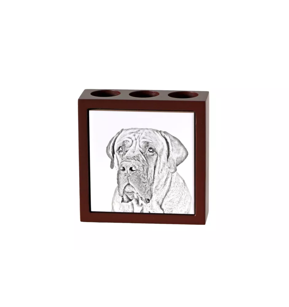 Boerboel - porte-stylo avec chien, organiseur de bureau avec impression, décoration de bureau personnalisée de la marque Art-Dog