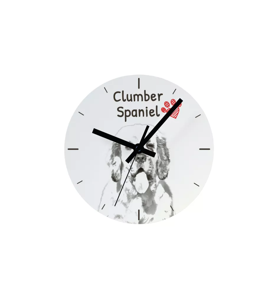 Boerboel, South African Mastiff - wall clock with a dog, shelf clock with a print, personalized home decoration from the Art-Dog brand