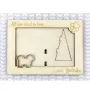 Bolonka, Russian Tsvetnaya Bolonka - Photo frame, engraved wooden frame, a lovely gadget for the dog lover by Art-Dog
