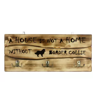 Border Collie - porte-vêtements avec chien, exposition de médailles, décoration pour la maison de la marque Art-Dog