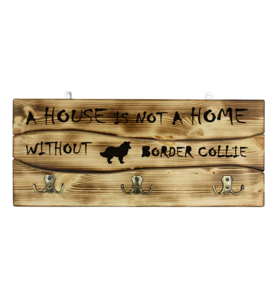 Border Collie wieszak drewniany Art-Dog