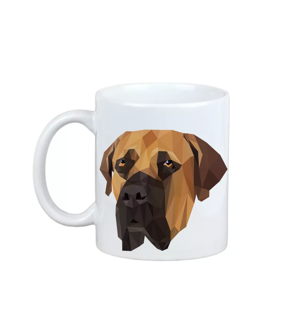 Boerboel, South African Mastiff - cup with a geometric dog image and the inscription Art-Dog