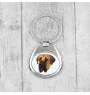 Boerboel - geometrischer Schlüsselanhänger mit Foto und Aufschrift Art-Dog