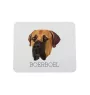 Boerboel, South African Mastiff - geometric mouse pad with a picture and text by Art-Dog