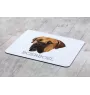 Boerboel, South African Mastiff - geometric mouse pad with a picture and text by Art-Dog