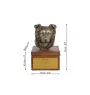 Border Collie - urn for dog ashes with a statuette, small urn for a dog, personalized urn with a bust of a dog by Art-Dog brand