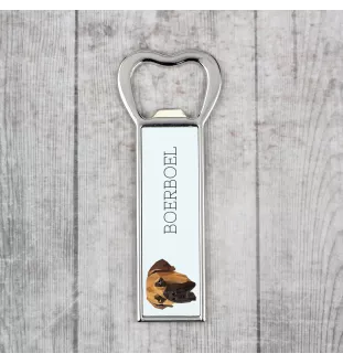 Boerboel - ouvre-bouteille avec une image et une inscription pour la bière Art-Dog