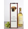Boerboel - une boîte géométrique avec une photo et un texte pour le vin de la marque Art-Dog