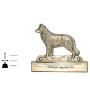 Border Collie - address plaque with a dog, brass nameplate, personalized door sign with the brand name Art-Dog