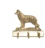 Border Collie wieszak z mosiądzu Art-Dog