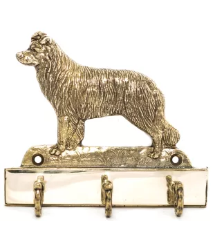 Border Collie wieszak z mosiądzu Art-Dog