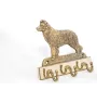 Border Collie - porte-clés avec chien, support en laiton pour accessoires pour chiens, élégante décoration pour le couloir de la marque Art-Dog