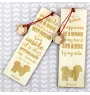 Bolonka, Russian Tsvetnaya Bolonka, Bolonka Zwetna - Lesezeichen mit Hund, personalisiertes Lesezeichen, Hundeaccessoire für Leser der Marke Art-Dog