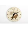 Border Collie - clock with a dog, wooden clock, wall clock for dog lovers, clock for desk and shelf, Art-Dog