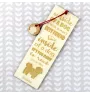Bolonka, Russian Tsvetnaya Bolonka - dog bookmark, personalized bookmark, gift for bookworm from Art-Dog brand