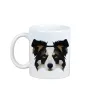 Border Collie - cup with a geometric dog image and the inscription Art-Dog
