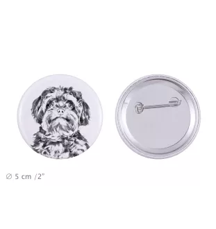 Bolonka przypinka z psem duża Art-Dog