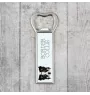 Border Collie - ouvre-bouteille avec une image et une inscription pour la bière Art-Dog