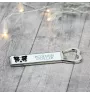 Border Collie - bottle opener with a picture and inscription for beer by Art-Dog