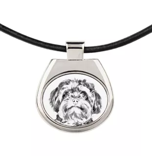 Bolonka - collier avec chien, pendentif personnalisé avec photo, collier unique pour femmes et hommes de la marque Art-Dog